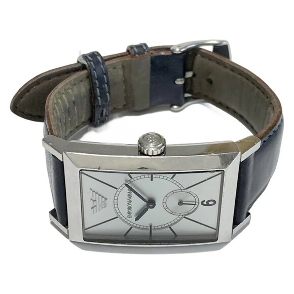 Auth EMPORIO ARMANI - AR-0129 Black Men's Wrist Watch - Picture 2 of 6